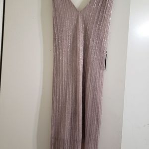 Rose gold cocktail dress